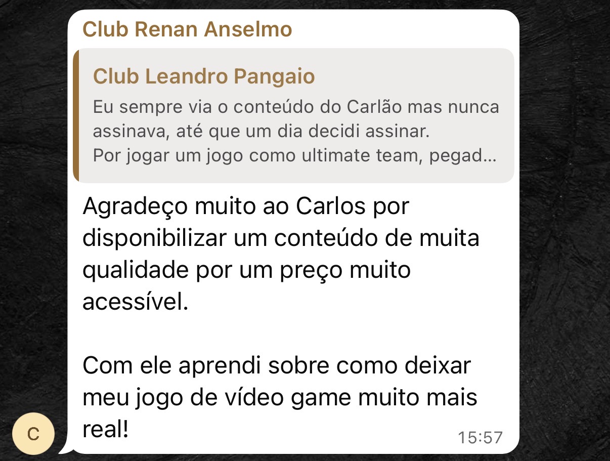 Depoimento do Club 2